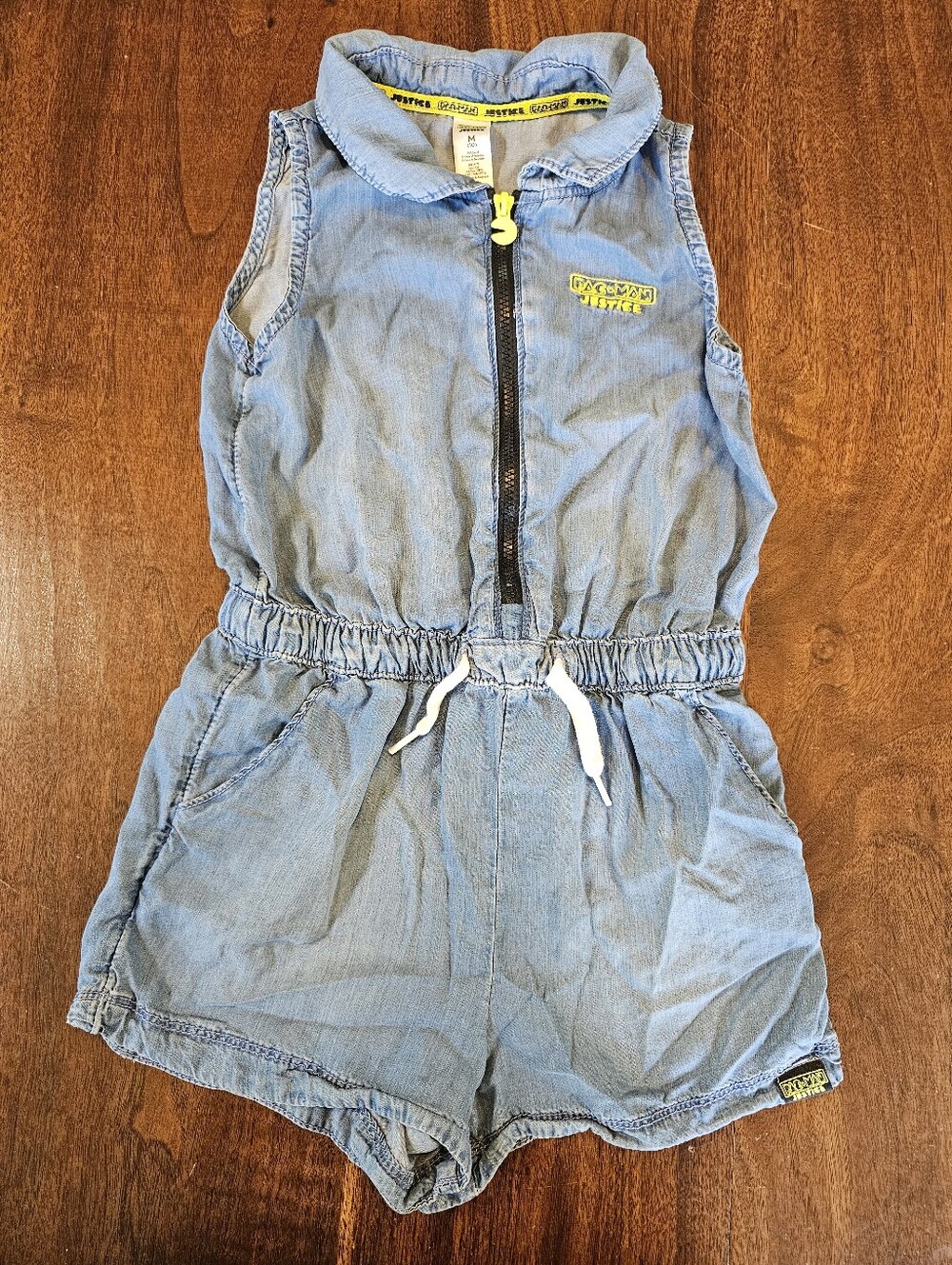 Girls Pac-Man Sleeveless Shorts Jumper Size Medium